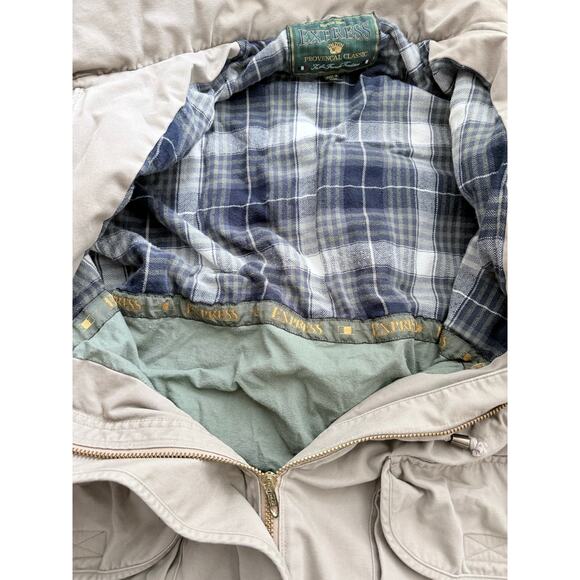 1990s Vintage Express Provencal Classic Zip Men’s Coat Size Large - Picture 2 of 14